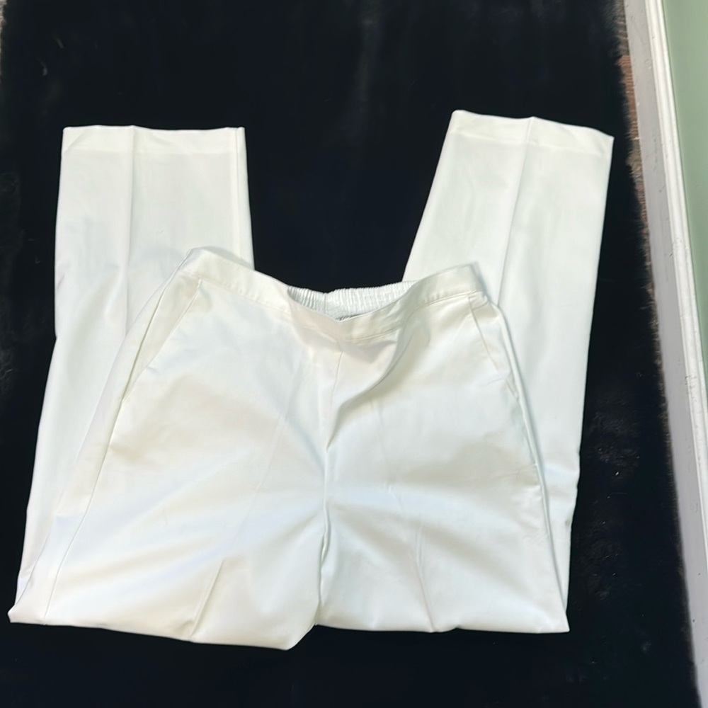 NWT Alfred Dunner white pants size 12